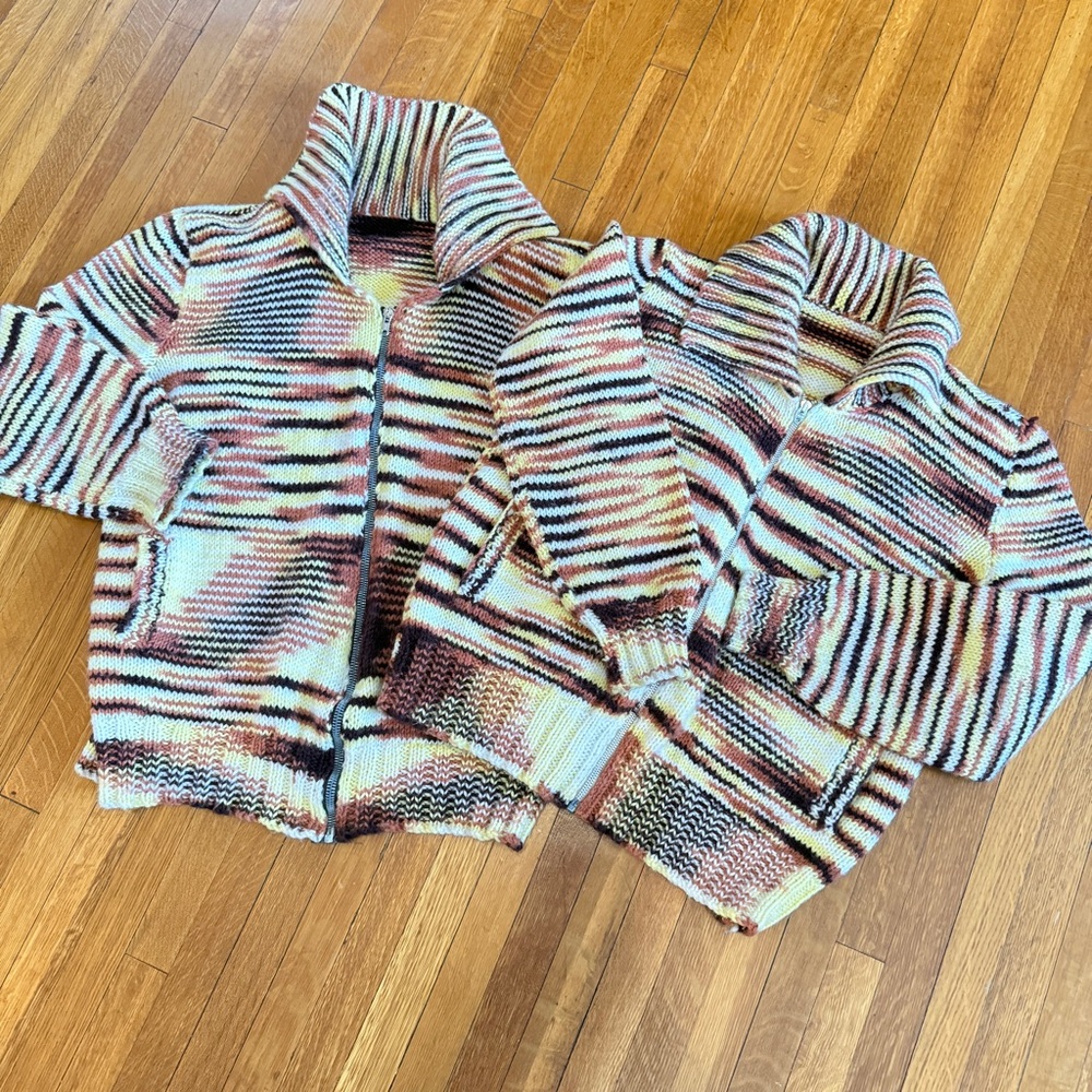 Vintage 70’s His & Hers Matching Sweater Set